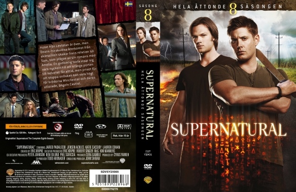 Supernatural - Season 8 - swe custom DVD